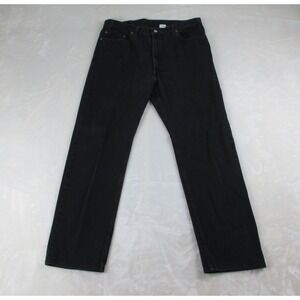 VINTAGE Levi's 505 Pants Mens 38 Black Denim Jeans Straight Y2K 38x31*